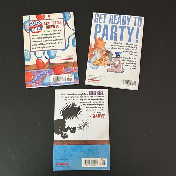 Set of 3 Bad Kitty Books- president birthday baby - Picture 2 of 7